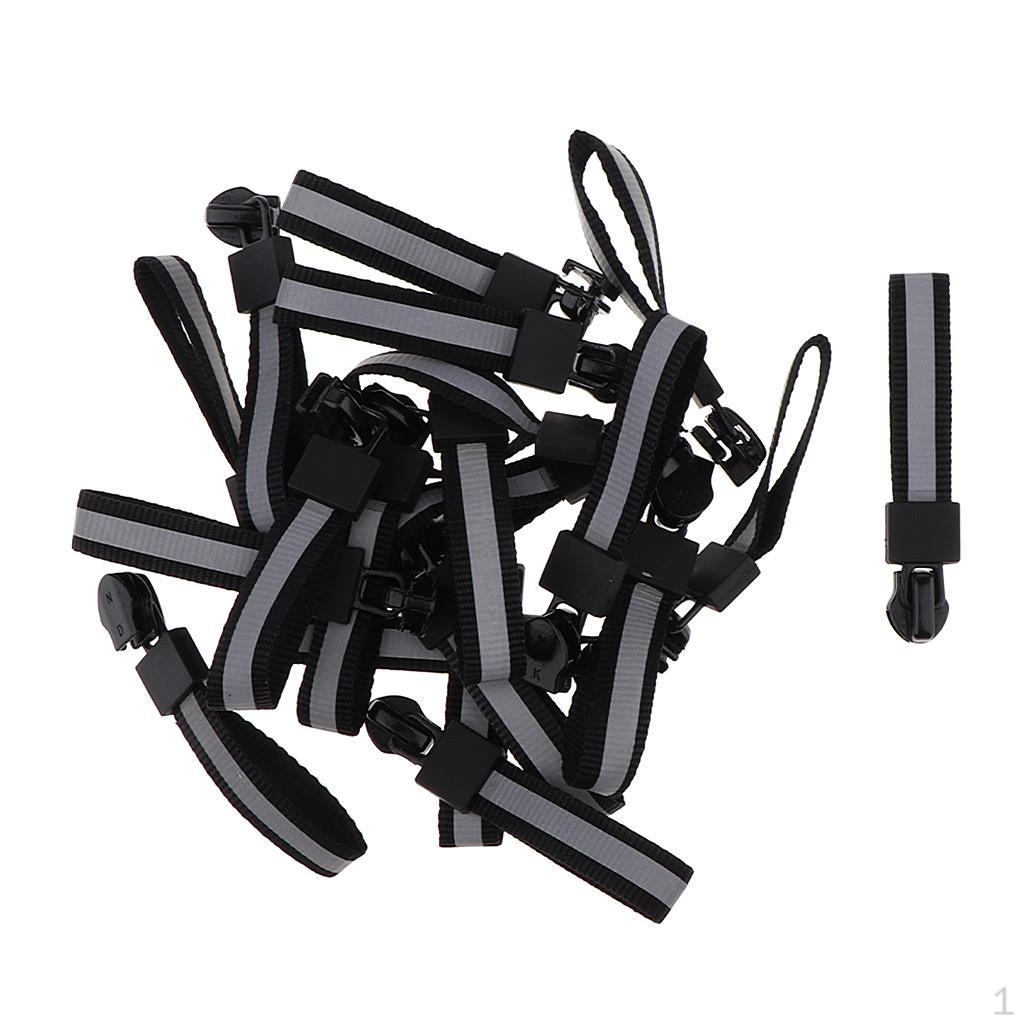20 Pieces Webbing Zipper Puller Zip Fastener for Clothing Bag Luggage Coat Fluorescence
20 Pieces Webbing Zipper Puller Zip Fastener for Clothing Bag Luggage Coat Fluorescence