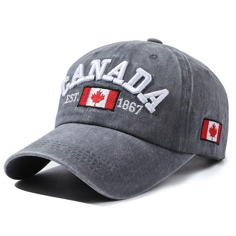 Maple Leaf Embroidered Cotton Baseball Cap - Versatile Sun Protection for Couples Adjustable світло-сірий колір
Maple Leaf Embroidered Cotton Baseball Cap - Versatile Sun Protection for Couples Adjustable світло-сірий колір