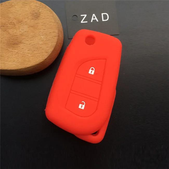 ZAD Silicone rubber car key cover case shell set protector fob for Toyota aygo Yaris Highlander Camry RAV4 2 button key holder красный
ZAD Silicone rubber car key cover case shell set protector fob for Toyota aygo Yaris Highlander Camry RAV4 2 button key holder красный