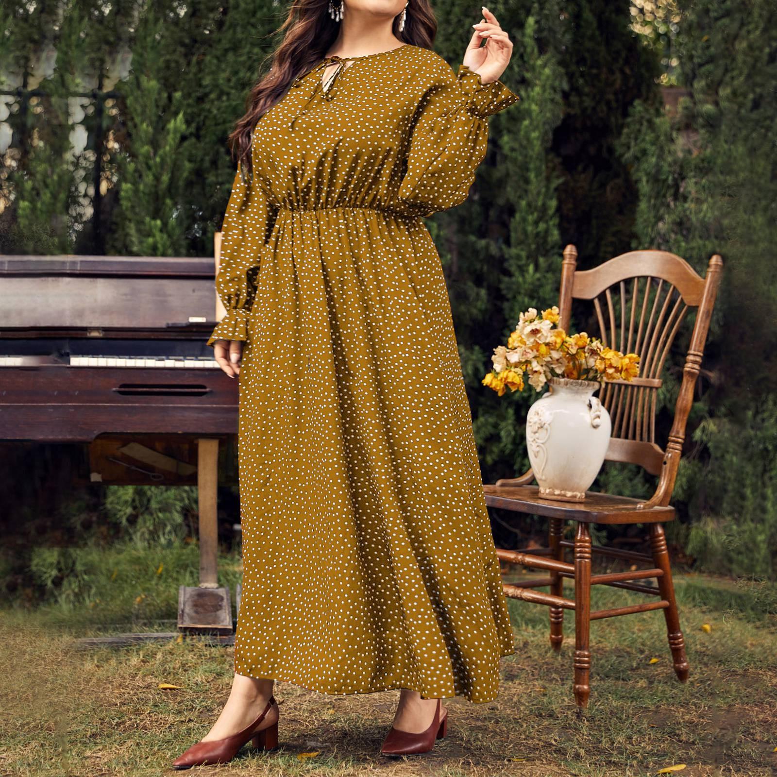 Women s Fashion Color Large V Neck Long Sleeved Dress XL жовтий
Women s Fashion Color Large V Neck Long Sleeved Dress XL жовтий