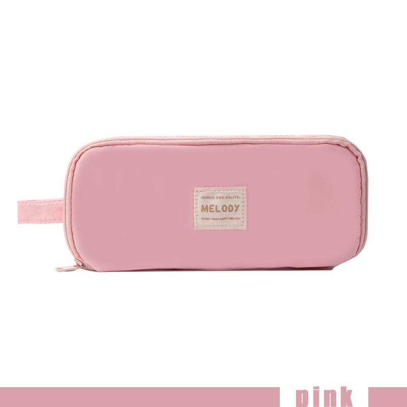 Melody Pencil Bag Pen Case Simple 2 Compartments Multi Slots Cream Color Handle Storage Pouch for Stationery School A7774 рожевий
Melody Pencil Bag Pen Case Simple 2 Compartments Multi Slots Cream Color Handle Storage Pouch for Stationery School A7774 рожевий