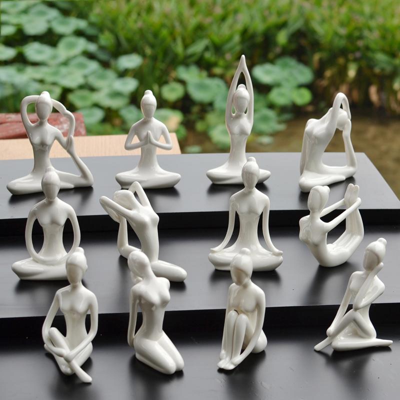 12 Styles Abstract Figure Art Ceramic Yoga Poses Figurine Porcelain Lady Statue Home Yoga Study Studio Decor Ornament Sculpture
12 Styles Abstract Figure Art Ceramic Yoga Poses Figurine Porcelain Lady Statue Home Yoga Study Studio Decor Ornament Sculpture
