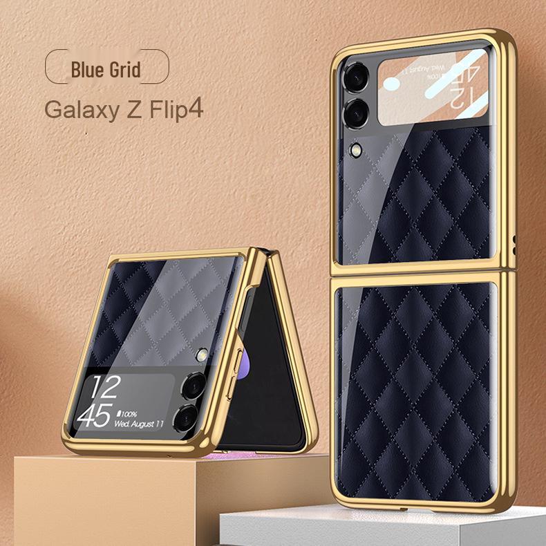 Samsung Flip4/5 Electroplated Plaid Glass Phone Case for Foldable F707 Flip4
Samsung Flip4/5 Electroplated Plaid Glass Phone Case for Foldable F707 Flip4