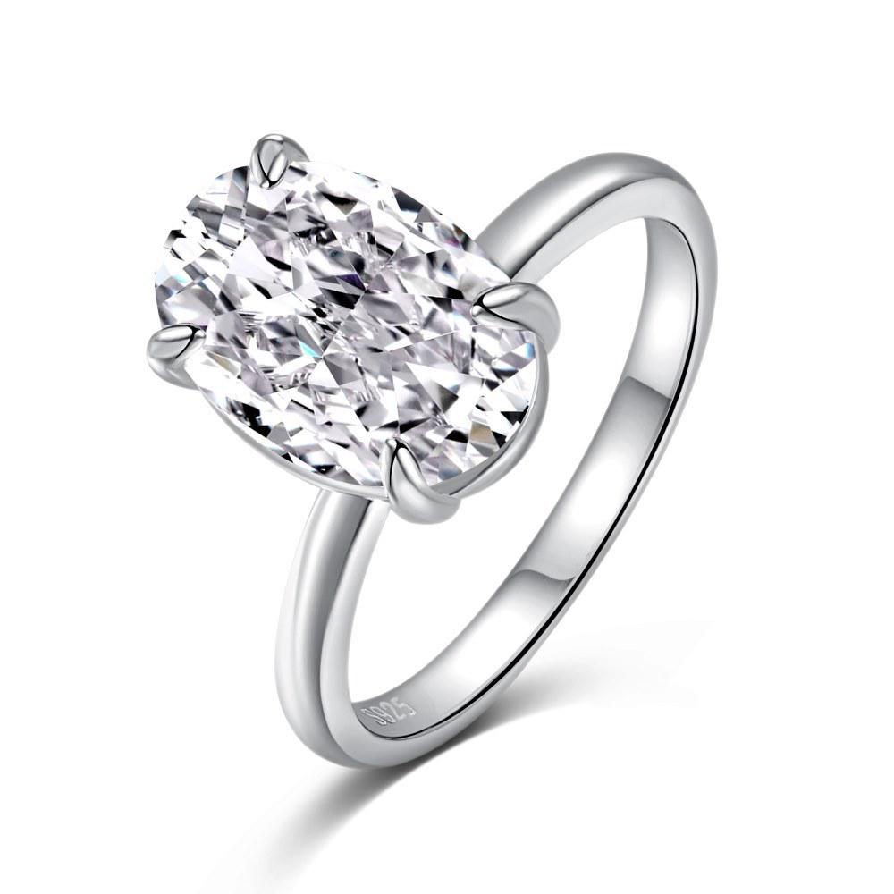 2024 S925 Silver High-End Luxury Women s Oval Ring - 8A Series Fashion Versatile Jewelry Size 6 
2024 S925 Silver High-End Luxury Women s Oval Ring - 8A Series Fashion Versatile Jewelry Size 6