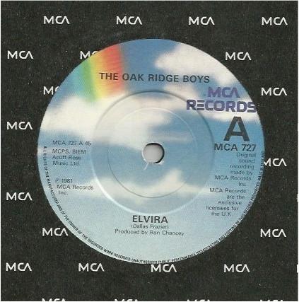 7-дюймовая пластинка OAK RIDGE BOYS - Elvira MCA727 MCA Records 1981 UK Кантри Б/У
7-дюймовая пластинка OAK RIDGE BOYS - Elvira MCA727 MCA Records 1981 UK Кантри Б/У
