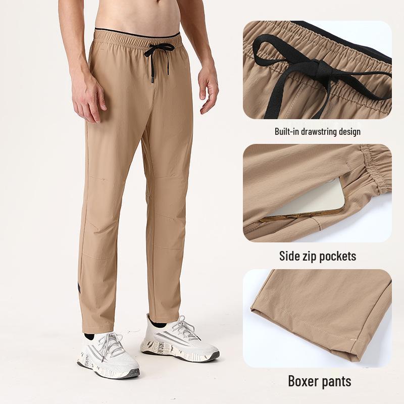 Men s Quick-Dry Ice Silk Loose Sweatpants for Autumn - Fitness, Yoga, Outdoor Running, Casual Long Training Pants XXXL синій/сірий колір
Men s Quick-Dry Ice Silk Loose Sweatpants for Autumn - Fitness, Yoga, Outdoor Running, Casual Long Training Pants XXXL синій/сірий колір