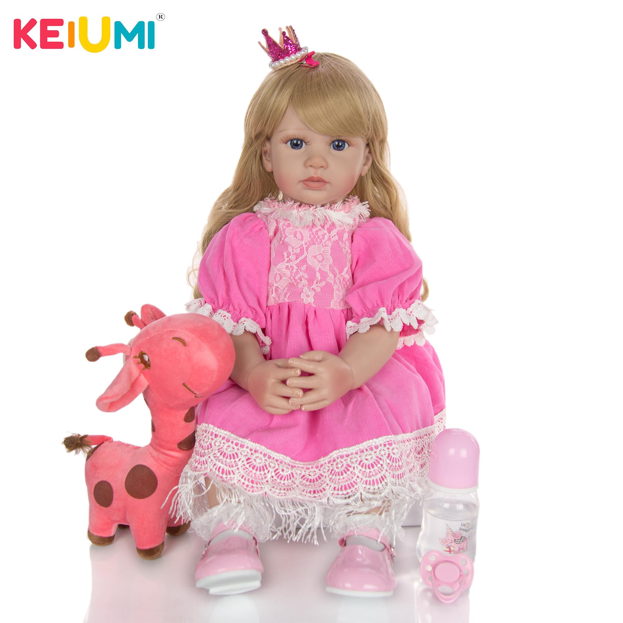 KEIUMI 24 дюймов Новое поступление Реалистичная силиконовая кукла Menina Reborn Baby 60 см с вьющимися волосами Реалистичная принцесса Playmate
KEIUMI 24 дюймов Новое поступление Реалистичная силиконовая кукла Menina Reborn Baby 60 см с вьющимися волосами Реалистичная принцесса Playmate