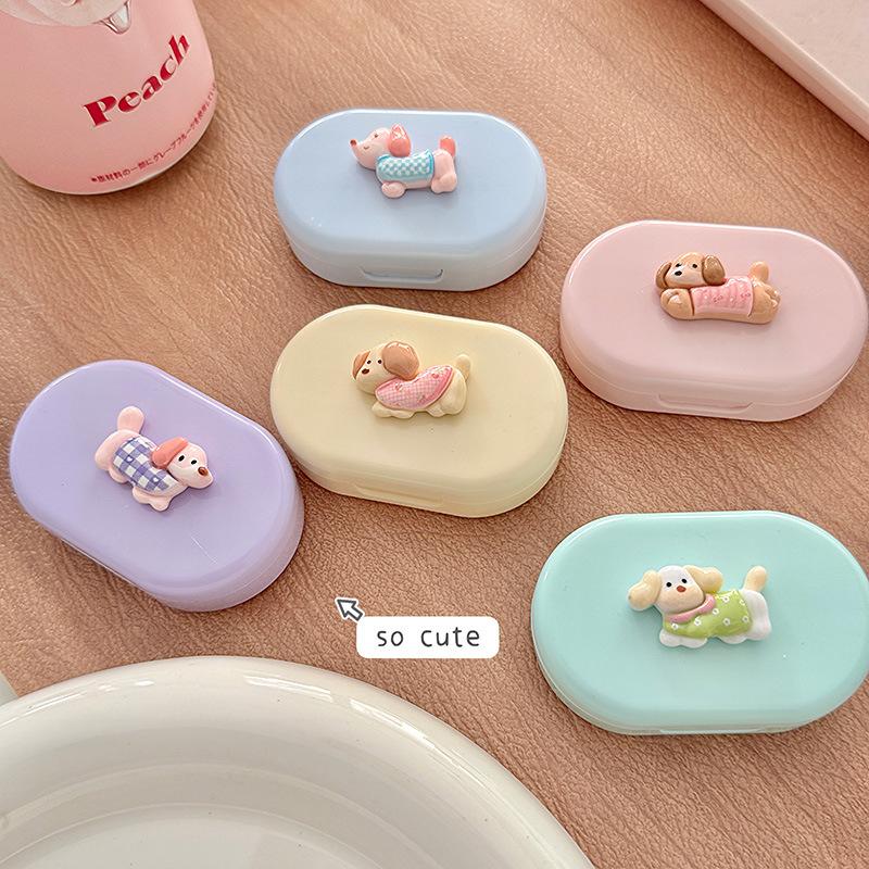 Dog Pattern Contact Lens Case for Women Girl Cute DIY Candy-Colored Eyewear Companion Storage Box for Colored Contacts Container
Dog Pattern Contact Lens Case for Women Girl Cute DIY Candy-Colored Eyewear Companion Storage Box for Colored Contacts Container