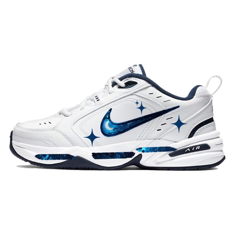 Nike Air Monarch 4 Dark Blue, Aqua Starry Sky Cushioning Slip Resistant Low top Chunky Sneakers Unisex White 415445-102(Team366-) 40
Nike Air Monarch 4 Dark Blue, Aqua Starry Sky Cushioning Slip Resistant Low top Chunky Sneakers Unisex White 415445-102(Team366-) 40