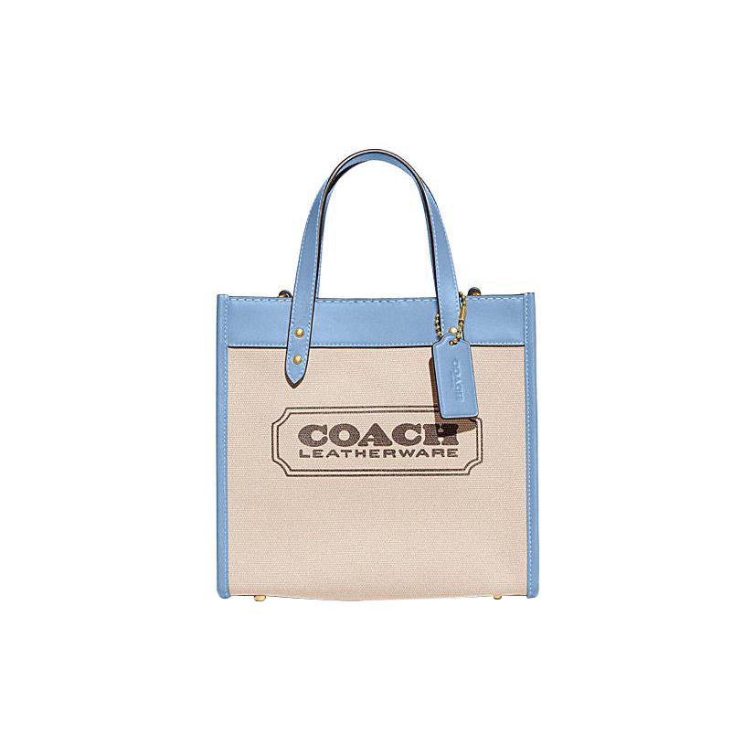 Coach Field 22 Logo Badge Quilted Snap Fabric And Leather Tote Bag Women tote bags Khaki Blue CH740-B4VPK Basic Set (Bag+Dust Bag)
Coach Field 22 Logo Badge Quilted Snap Fabric And Leather Tote Bag Women tote bags Khaki Blue CH740-B4VPK Basic Set (Bag+Dust Bag)