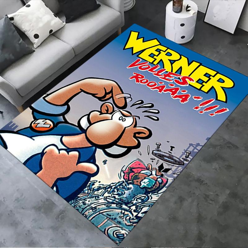 2025 New Werner Comic Carpet Rug for Living Room Bedroom Home Sofa Decoration,Kids play Non-slip Floor Mat245 40x60cm( 15x23in )
2025 New Werner Comic Carpet Rug for Living Room Bedroom Home Sofa Decoration,Kids play Non-slip Floor Mat245 40x60cm( 15x23in )