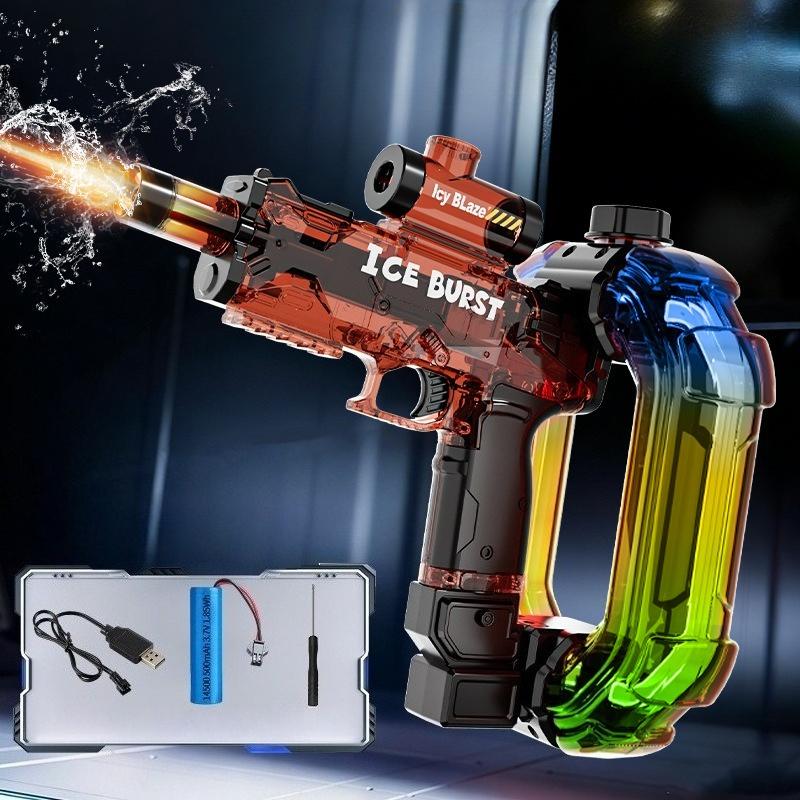 Electric Continuous Shooting Water Pistol Automatic Water Gun with LED Spray Blaster Outdoor Pool Beach Toys for Kid Boys Adult
Electric Continuous Shooting Water Pistol Automatic Water Gun with LED Spray Blaster Outdoor Pool Beach Toys for Kid Boys Adult