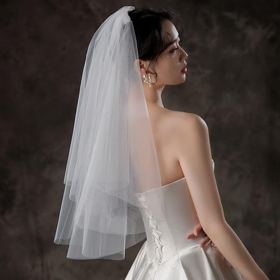 Yousheng White Bridal Veil Double-Layered Solid Color Wedding Veil Soft Mesh Material Prom Cosplay Veil with Comb белый
Yousheng White Bridal Veil Double-Layered Solid Color Wedding Veil Soft Mesh Material Prom Cosplay Veil with Comb белый