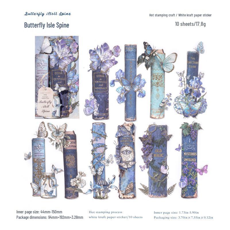 Sugar Poem Retro White Kraft Paper Stickers: Micro-Scenery Series, 10 Long Strips per Pack, Hot Stamped, Perfect for Collages.
Sugar Poem Retro White Kraft Paper Stickers: Micro-Scenery Series, 10 Long Strips per Pack, Hot Stamped, Perfect for Collages.
