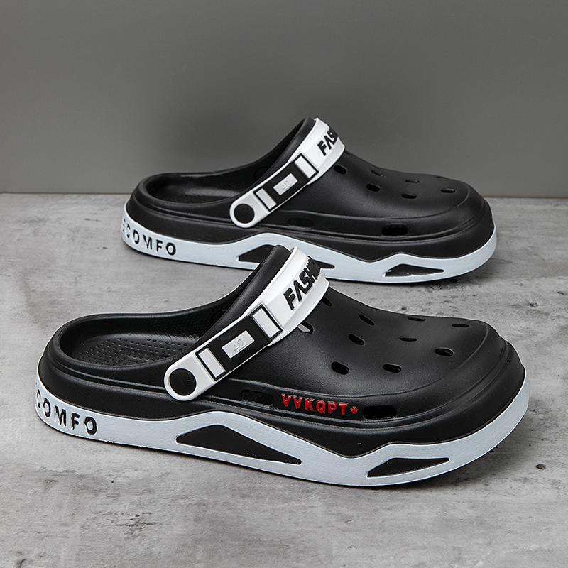 Сандалии и тапочки EVA Men s Baotou - Летние нескользящие пляжные корейские сандалии
Сандалии и тапочки EVA Men s Baotou - Летние нескользящие пляжные корейские сандалии