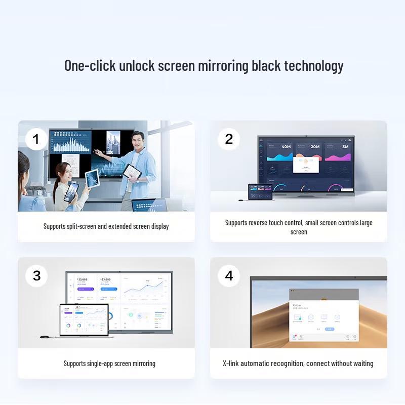 Maxhub V6 New Edition 4K Smart Touchscreen for Video Conferencing (CN version)
Maxhub V6 New Edition 4K Smart Touchscreen for Video Conferencing (CN version)