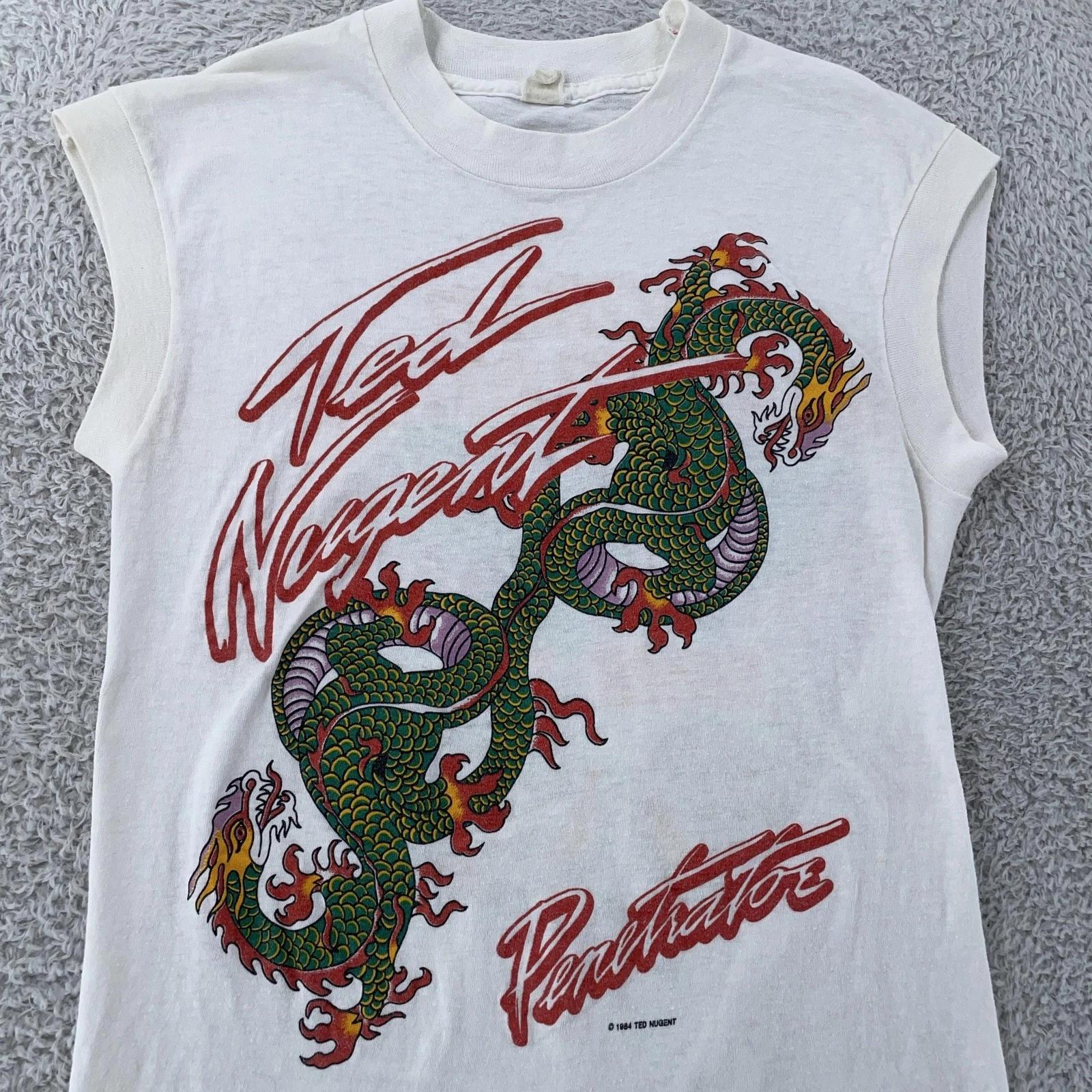 .Vintage Ted Nugent Penetrator Muscle Shirt Mens XXS White Concert 1984 Tour 80s 3XL
.Vintage Ted Nugent Penetrator Muscle Shirt Mens XXS White Concert 1984 Tour 80s 3XL