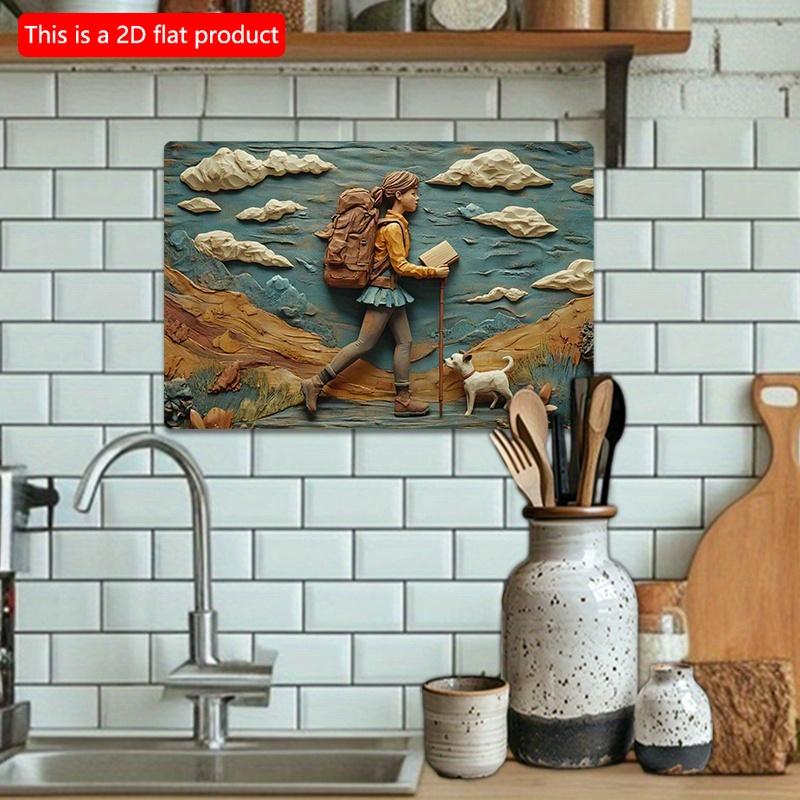 2d Flat 30*20cm, Charming Hiking Girl Wooden Wall Art, Vintage Wooden Sign for Bedroom, Dining Room and Lakeside Decor, for Home, Kitchen, Bedroom. 30*20cm
2d Flat 30*20cm, Charming Hiking Girl Wooden Wall Art, Vintage Wooden Sign for Bedroom, Dining Room and Lakeside Decor, for Home, Kitchen, Bedroom. 30*20cm
