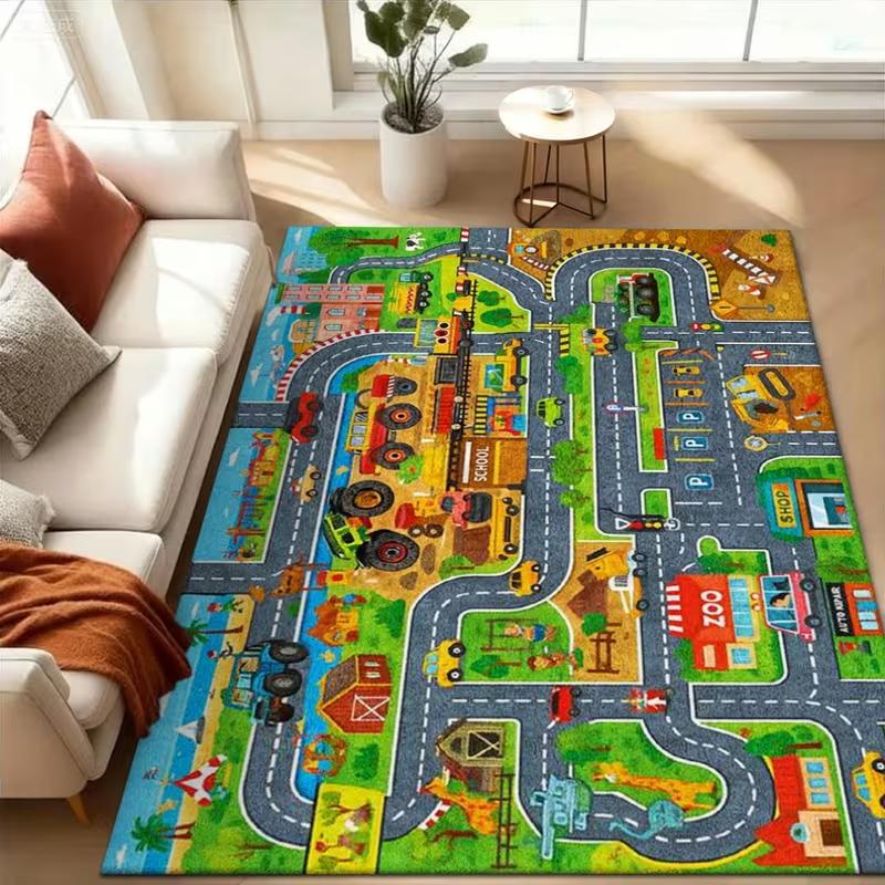 Colorful City Traffic Vehicle Rug Soft Ultra Soft Bedroom Carpet Non Slip Decorative Mat Cartoon Theme Kids Fun Floor Cover 40x60CM
Colorful City Traffic Vehicle Rug Soft Ultra Soft Bedroom Carpet Non Slip Decorative Mat Cartoon Theme Kids Fun Floor Cover 40x60CM