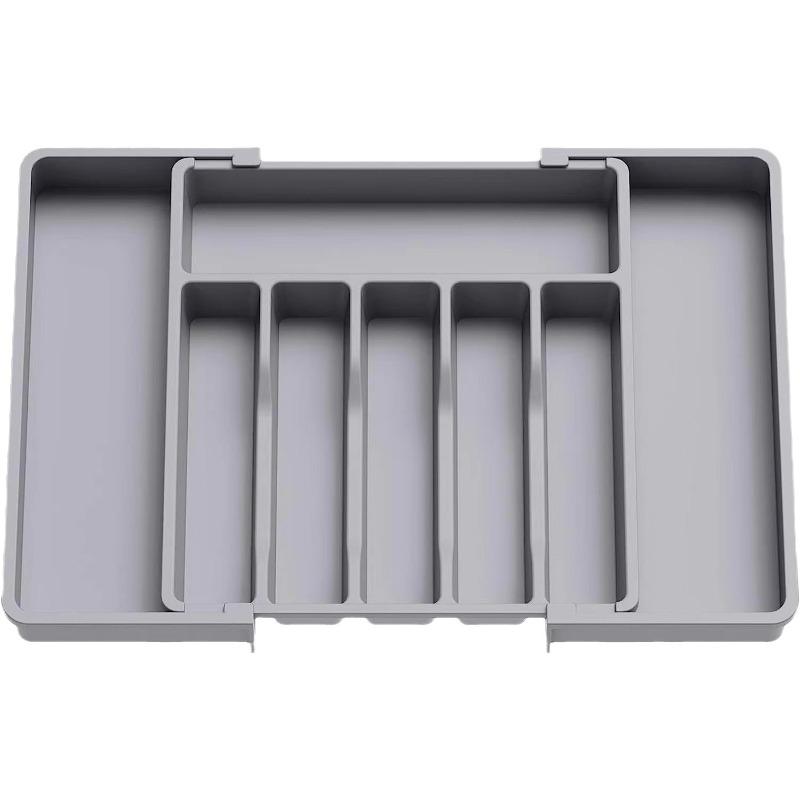 Adjustable Silverware Storage Box - Expandable Plastic Drawer Organizer for Home Use - Convenient and Practical Cutlery Rack
Adjustable Silverware Storage Box - Expandable Plastic Drawer Organizer for Home Use - Convenient and Practical Cutlery Rack