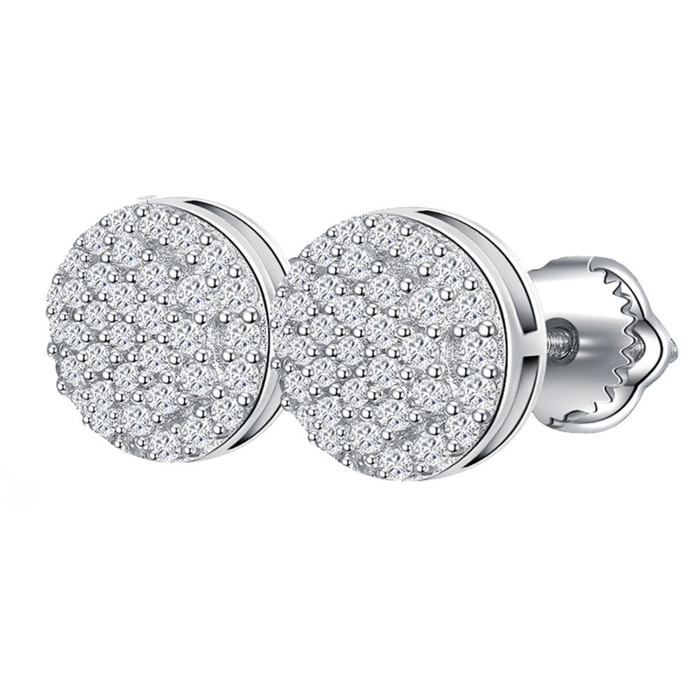 Муассанит Настоящее серебро 925 пробы Ледяной кластер Круглые Хип-хоп Выделяющиеся Мужские серьги-пусеты белый
Муассанит Настоящее серебро 925 пробы Ледяной кластер Круглые Хип-хоп Выделяющиеся Мужские серьги-пусеты белый