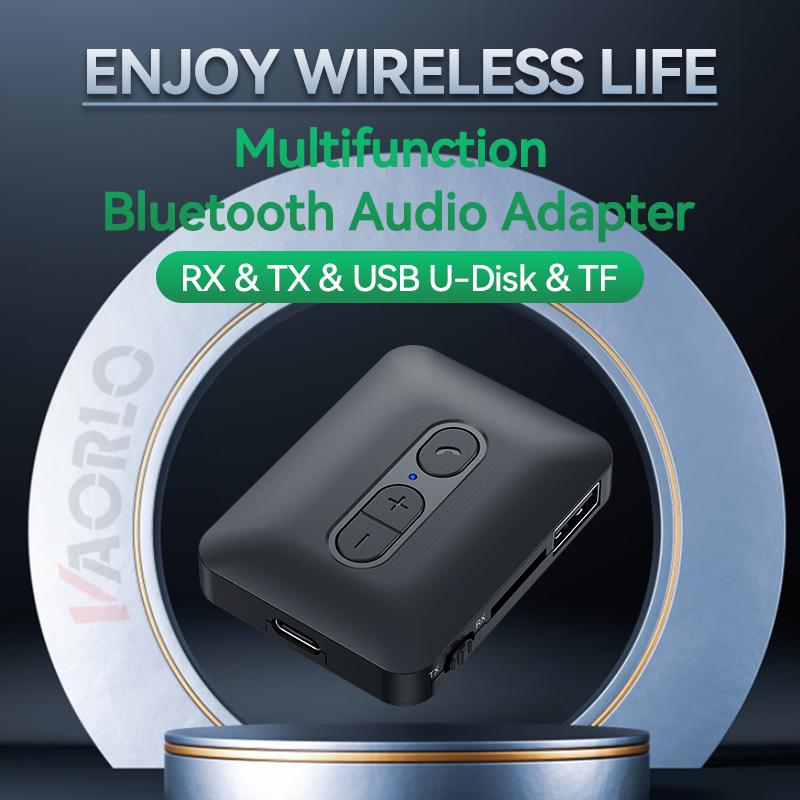 Bluetooth 5.4 Аудіопередавач Приймач 3.5MM AUX USB U-Disk TF Card Відтворення бездротового адаптера Стерео музика з мікрофоном для автомобіля TV ПК
Bluetooth 5.4 Аудіопередавач Приймач 3.5MM AUX USB U-Disk TF Card Відтворення бездротового адаптера Стерео музика з мікрофоном для автомобіля TV ПК