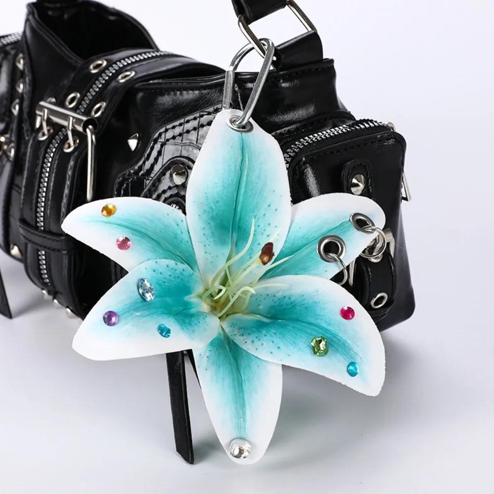 Simulation Flower Orchid Lily Keychain Tassel Pendant Handmade Drilling and Puncture Simulation Flower Keyring
Simulation Flower Orchid Lily Keychain Tassel Pendant Handmade Drilling and Puncture Simulation Flower Keyring