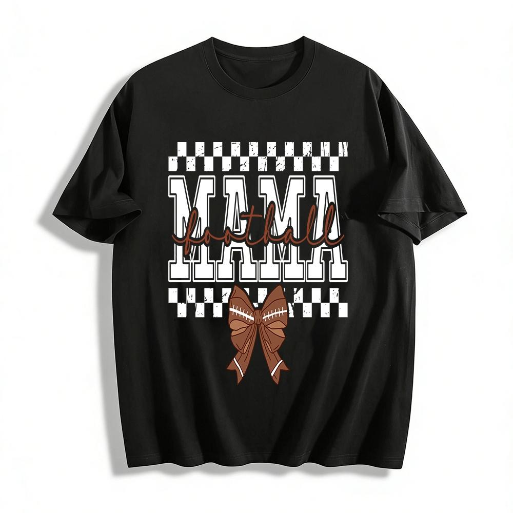 Football Bow Print Casual Long/Short Sleeve Top Pure cotton T-shirt 6XL
Football Bow Print Casual Long/Short Sleeve Top Pure cotton T-shirt 6XL