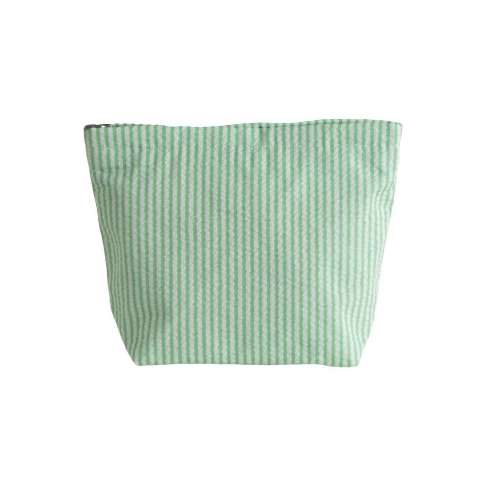 Handheld Striped Cosmetic Bag Korean Style Women Toiletry Bag Fashion Makeup Bag Travel Essential зелений
Handheld Striped Cosmetic Bag Korean Style Women Toiletry Bag Fashion Makeup Bag Travel Essential зелений