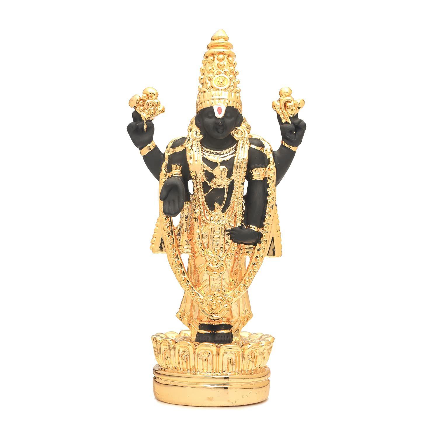 Balaji Tirupati Balaji Venkateshwar Idol Statue | Exclusive Murti Statue for Home, Temple, Car Dashboard, This Decorative
Balaji Tirupati Balaji Venkateshwar Idol Statue | Exclusive Murti Statue for Home, Temple, Car Dashboard, This Decorative