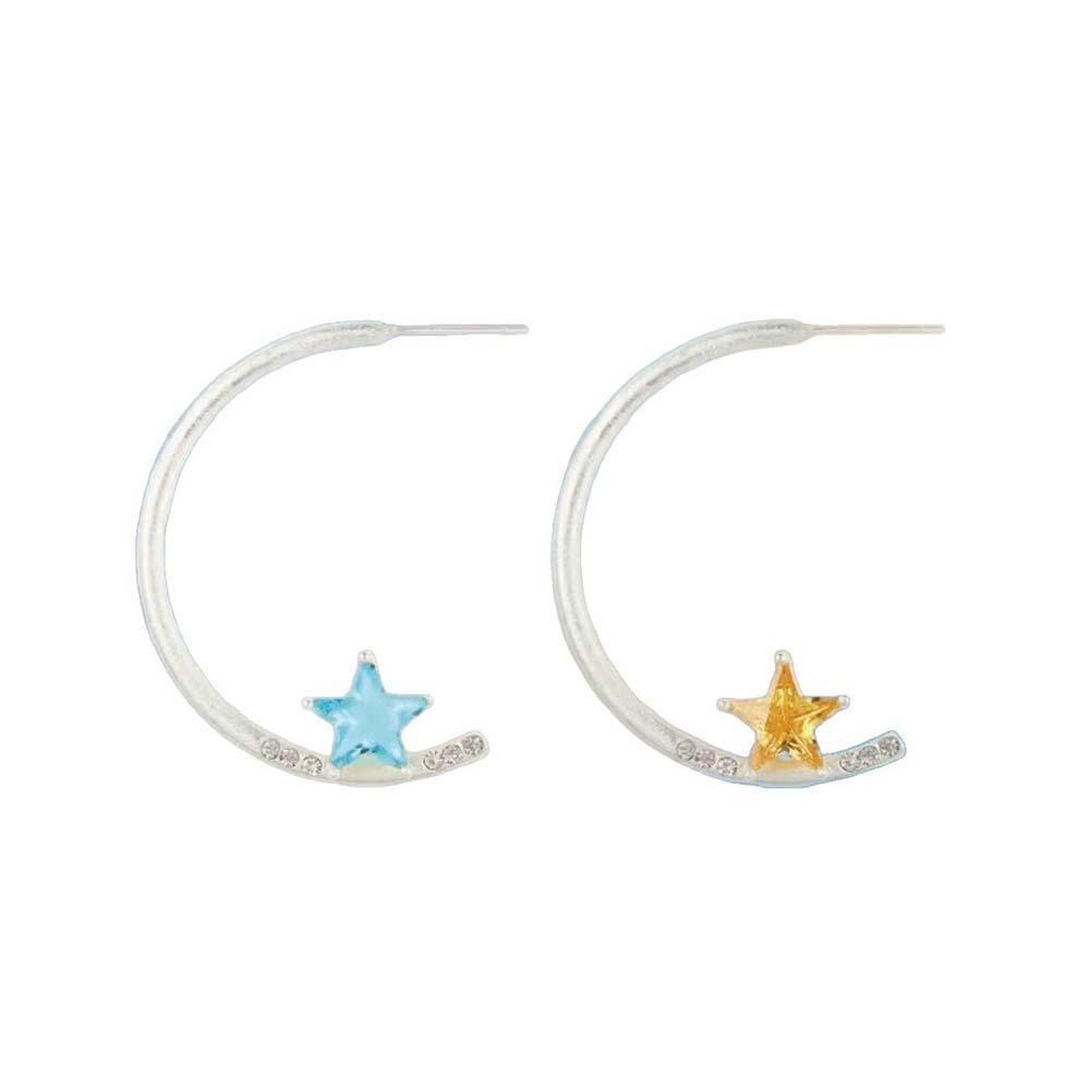 1 pair Lightweight Wear Star C-Hoop Earrings Shiny Zircon Studs Modern Working Women серебряный
1 pair Lightweight Wear Star C-Hoop Earrings Shiny Zircon Studs Modern Working Women серебряный