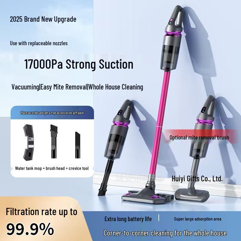 Wireless High-Suction Handheld Vacuum Cleaner with Mopping Function for Home
Wireless High-Suction Handheld Vacuum Cleaner with Mopping Function for Home