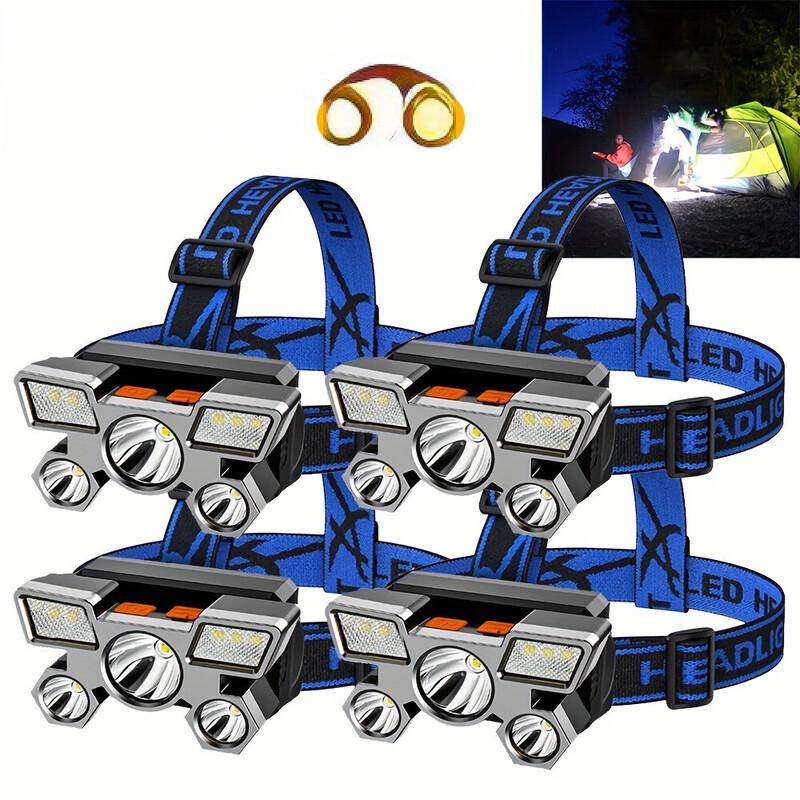 UOSULED Rechargeable 5-Head Outdoor Headlamp
UOSULED Rechargeable 5-Head Outdoor Headlamp