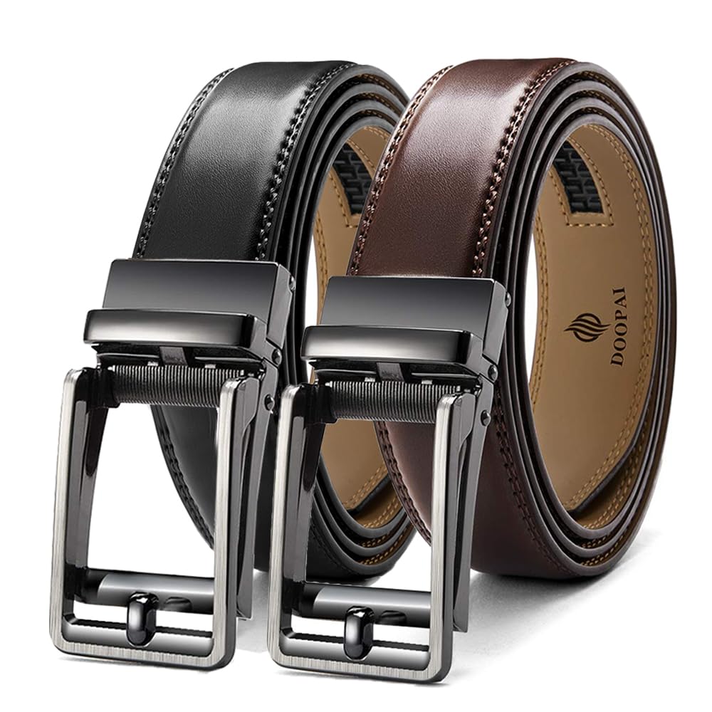 Doopai Men s Belt Set of 2, Large Size, Length 105-150cm, Suitable for SuitsWorkCasual Wear, Holeless, Infinitely Adjustable, Gift Box Included.
Doopai Men s Belt Set of 2, Large Size, Length 105-150cm, Suitable for SuitsWorkCasual Wear, Holeless, Infinitely Adjustable, Gift Box Included.
