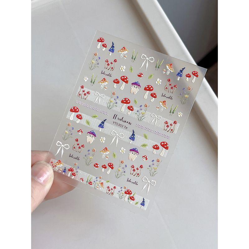 Shell Light Mushroom Nail Sticker Colorful Cute Cartoon Bow Nail Jewelry Mobile Phone Tablet Computer Sticker Shell Light YT5303Te
Shell Light Mushroom Nail Sticker Colorful Cute Cartoon Bow Nail Jewelry Mobile Phone Tablet Computer Sticker Shell Light YT5303Te