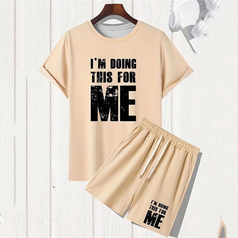 Mens Graphic Shirt Shorts And Tee Set Outfits Letter Crew Neck Clothing Apparel 3XL
Mens Graphic Shirt Shorts And Tee Set Outfits Letter Crew Neck Clothing Apparel 3XL