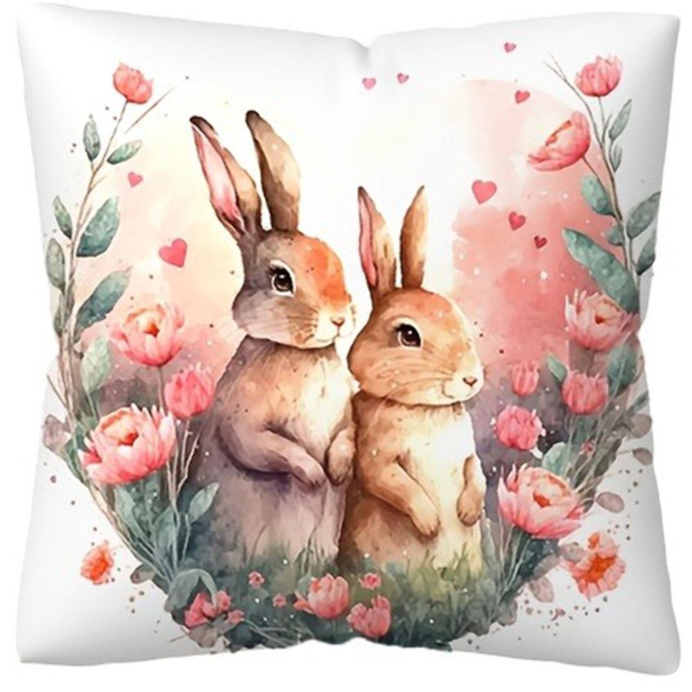 Easter Floral Bunny Print Pillowcase Nordic Home Decor Pillowcase Holiday Bedroom Living Room Decoration Polyester Cushion Cover 16x16Inch
Easter Floral Bunny Print Pillowcase Nordic Home Decor Pillowcase Holiday Bedroom Living Room Decoration Polyester Cushion Cover 16x16Inch