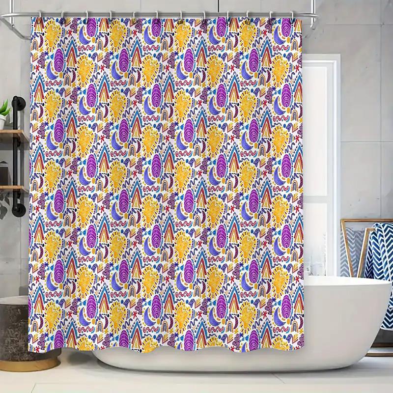 Bathroom Shower Curtain Floral Pattern Waterproof Fabric Liner Vintage Farmhouse Decor Modern Artistic Design Washable Home Text W60H190(CM)-1 Pcs
Bathroom Shower Curtain Floral Pattern Waterproof Fabric Liner Vintage Farmhouse Decor Modern Artistic Design Washable Home Text W60H190(CM)-1 Pcs