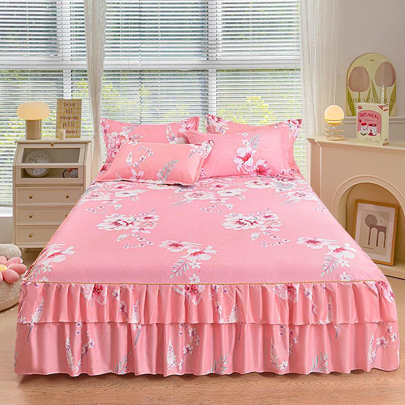 Korean Style Velvet Aloe Cotton Double Bed Skirt - Skin-Friendly Princess Design, Oversized, Brushed Finish 48cm×74cm Pillowcase (Pair)
Korean Style Velvet Aloe Cotton Double Bed Skirt - Skin-Friendly Princess Design, Oversized, Brushed Finish 48cm×74cm Pillowcase (Pair)
