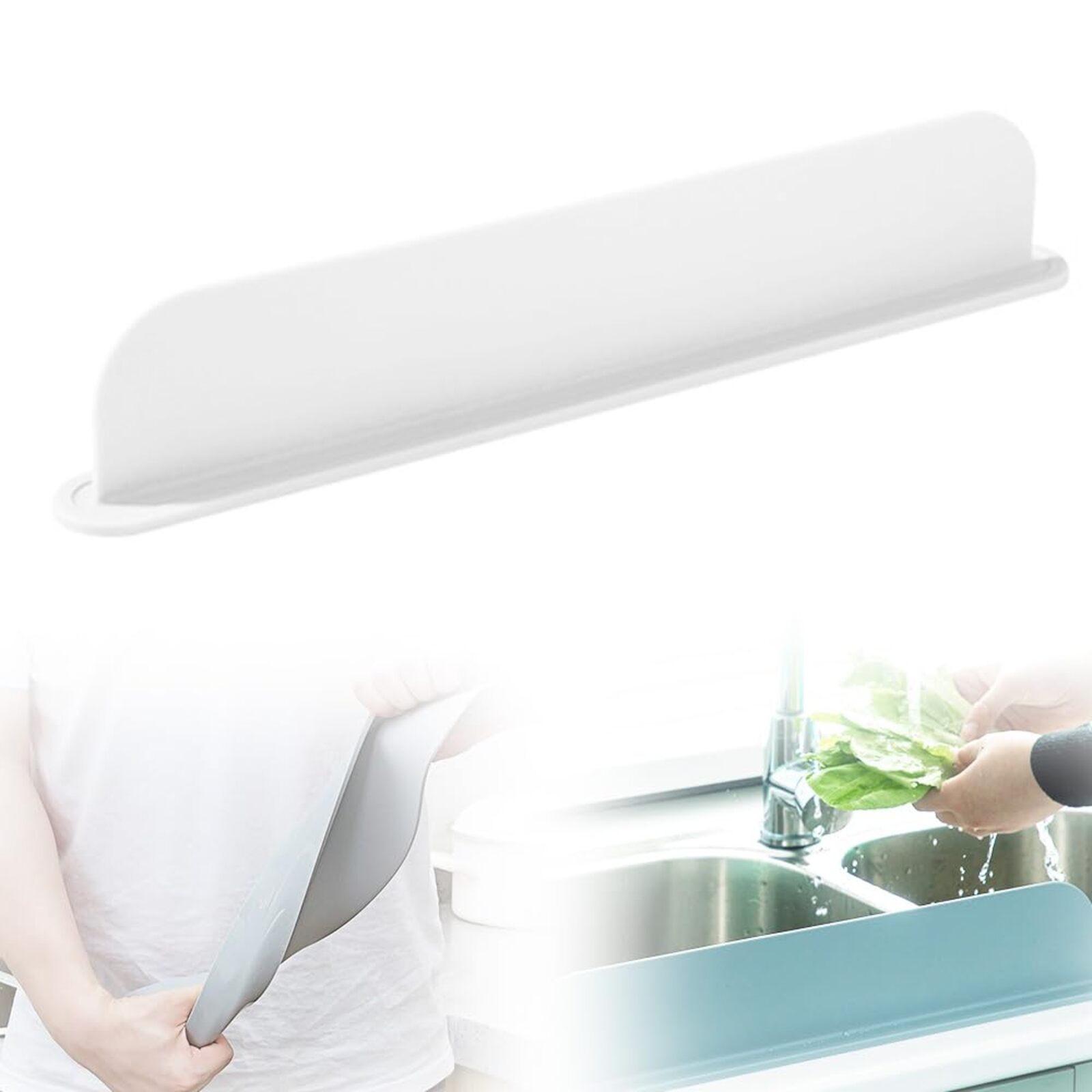 Силіконовий захист для раковини, Кухонний силіконовий захист для раковини, Портативний водоутримувальний бортик для стільниці у ванній кімнаті, Багаторазовий водонепроникний захист One Size білий
Силіконовий захист для раковини, Кухонний силіконовий захист для раковини, Портативний водоутримувальний бортик для стільниці у ванній кімнаті, Багаторазовий водонепроникний захист One Size білий