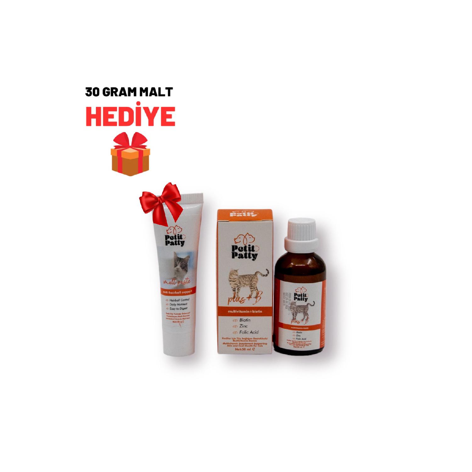 Плюс Б для кошек 50г (30гр Malt Gift - капли для здоровья перьев для предотвращения выпадения волос для кошек)
Плюс Б для кошек 50г (30гр Malt Gift - капли для здоровья перьев для предотвращения выпадения волос для кошек)