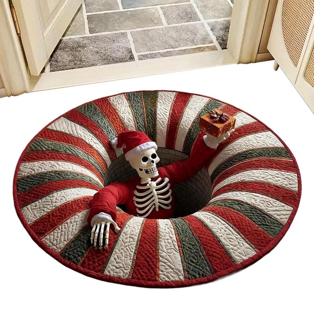 Christmas Rug 3D Optical Christmas Mat Skull Non-Slip Visual Door Carpet For Kitchen Entryway Entrance Indoor Bathroom Bedroom
Christmas Rug 3D Optical Christmas Mat Skull Non-Slip Visual Door Carpet For Kitchen Entryway Entrance Indoor Bathroom Bedroom