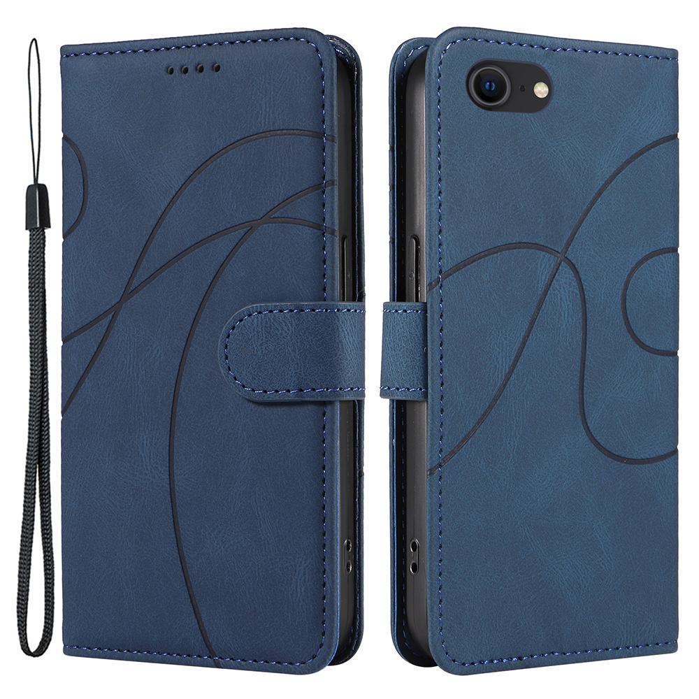 Leather Case for iPhone 6/6s/7/8/SE (2020)/SE (2022),Imprinted Line Wallet Stand Phone Cover Blue
Leather Case for iPhone 6/6s/7/8/SE (2020)/SE (2022),Imprinted Line Wallet Stand Phone Cover Blue