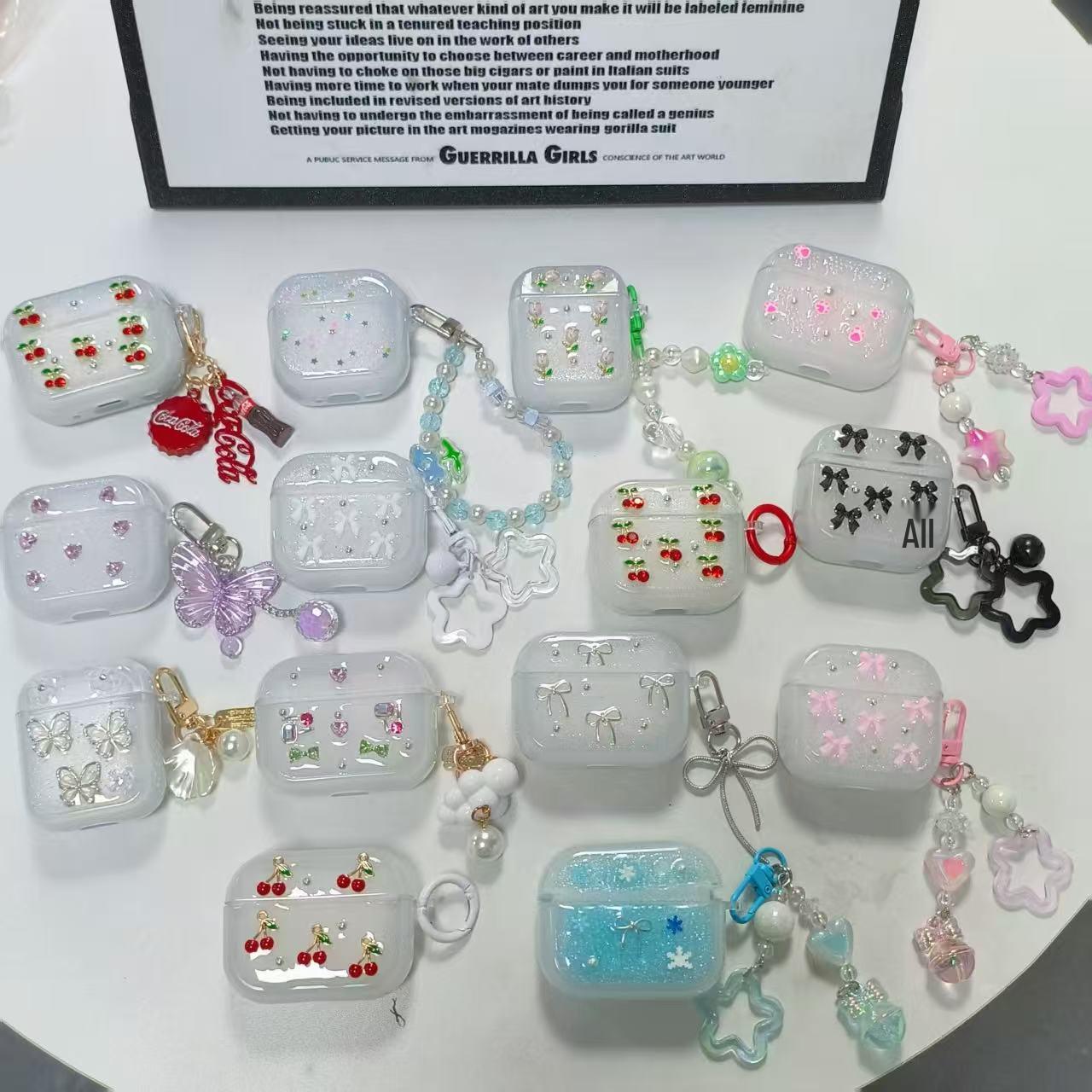 Compatible Earphone Case for Apple AirPods 1st/2nd Generation, 3rd Generation Pro, 4th Gen Groove Drip Glue Cover. AirPods 1/2
Compatible Earphone Case for Apple AirPods 1st/2nd Generation, 3rd Generation Pro, 4th Gen Groove Drip Glue Cover. AirPods 1/2