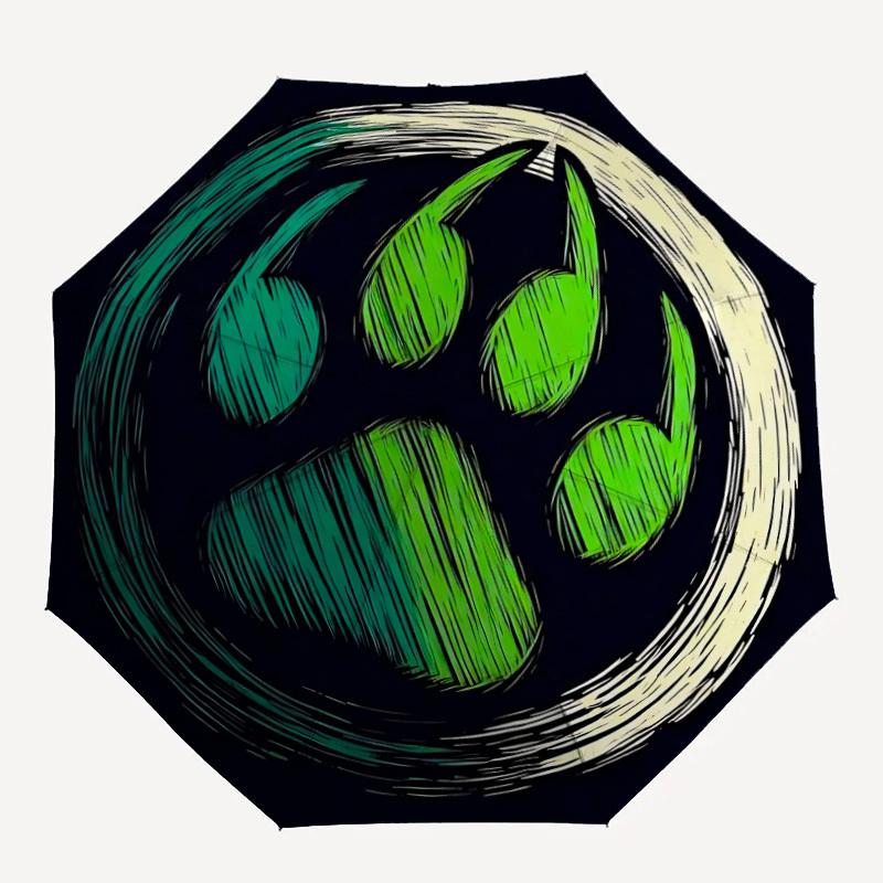 1pc Paw Print Automatic Folding Umbrella with 8-Rib Windproof Design, Portable Foldable Sunshade Umbrella For Halloween 079
1pc Paw Print Automatic Folding Umbrella with 8-Rib Windproof Design, Portable Foldable Sunshade Umbrella For Halloween 079