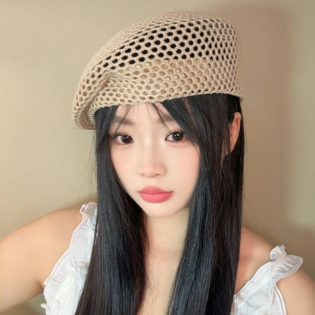 Women Summer Knit Beret Hat Breathable Mesh Painter Cap Lightweight Solid Color Vintage Artist Bonnet for Ladies 2 pieces(one size) хаки
Women Summer Knit Beret Hat Breathable Mesh Painter Cap Lightweight Solid Color Vintage Artist Bonnet for Ladies 2 pieces(one size) хаки