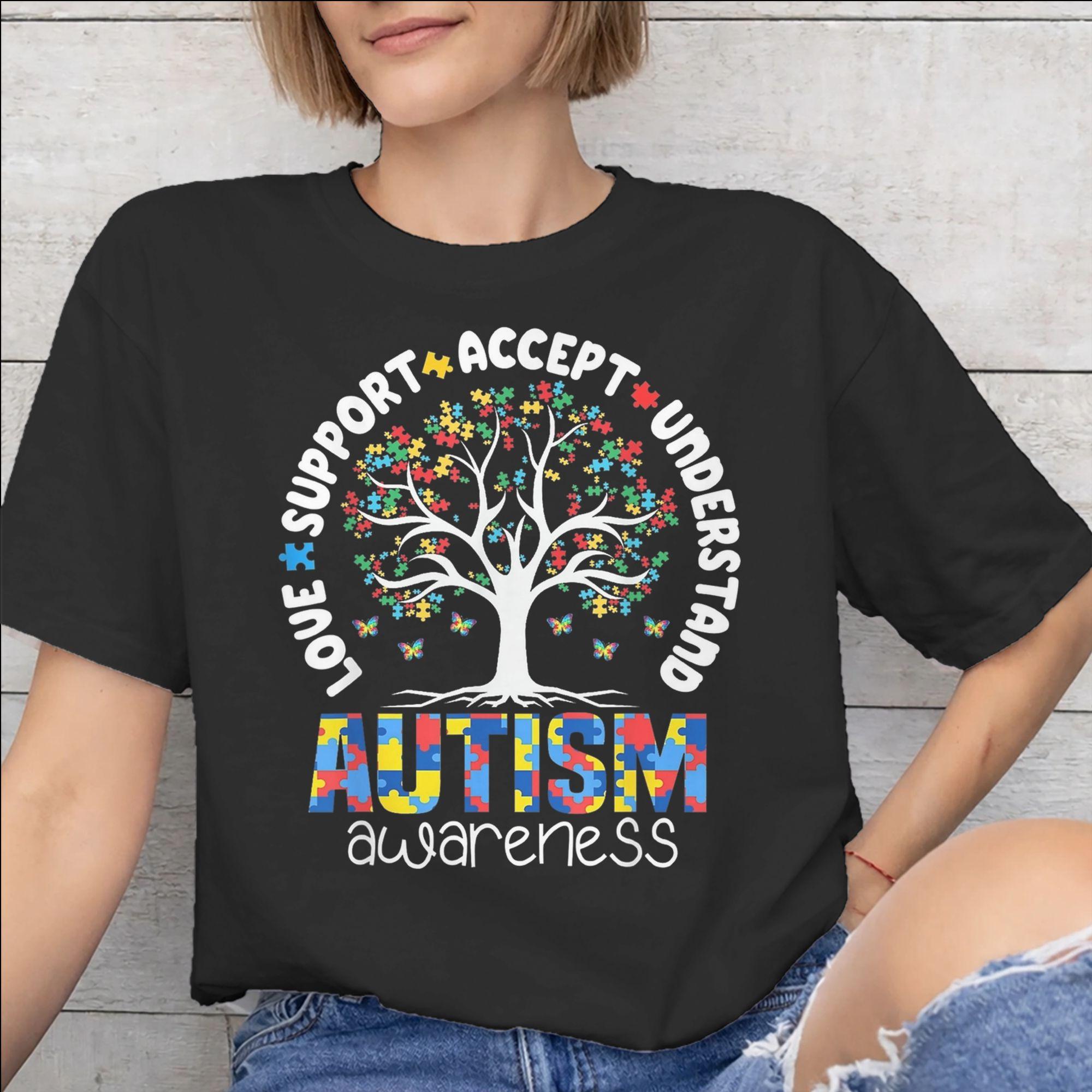 New Arrival Autism Awareness Respect Love Support T Shirt for Unisex Women 100% Cotton Tee Shirt Short Sleeve Clothes Tops 4XL
New Arrival Autism Awareness Respect Love Support T Shirt for Unisex Women 100% Cotton Tee Shirt Short Sleeve Clothes Tops 4XL