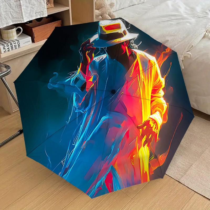 1pc Michael Jackson Automatic Folding Umbrella, Portable Collapsible Design, Casual Outdoor Accessory L1202019
1pc Michael Jackson Automatic Folding Umbrella, Portable Collapsible Design, Casual Outdoor Accessory L1202019