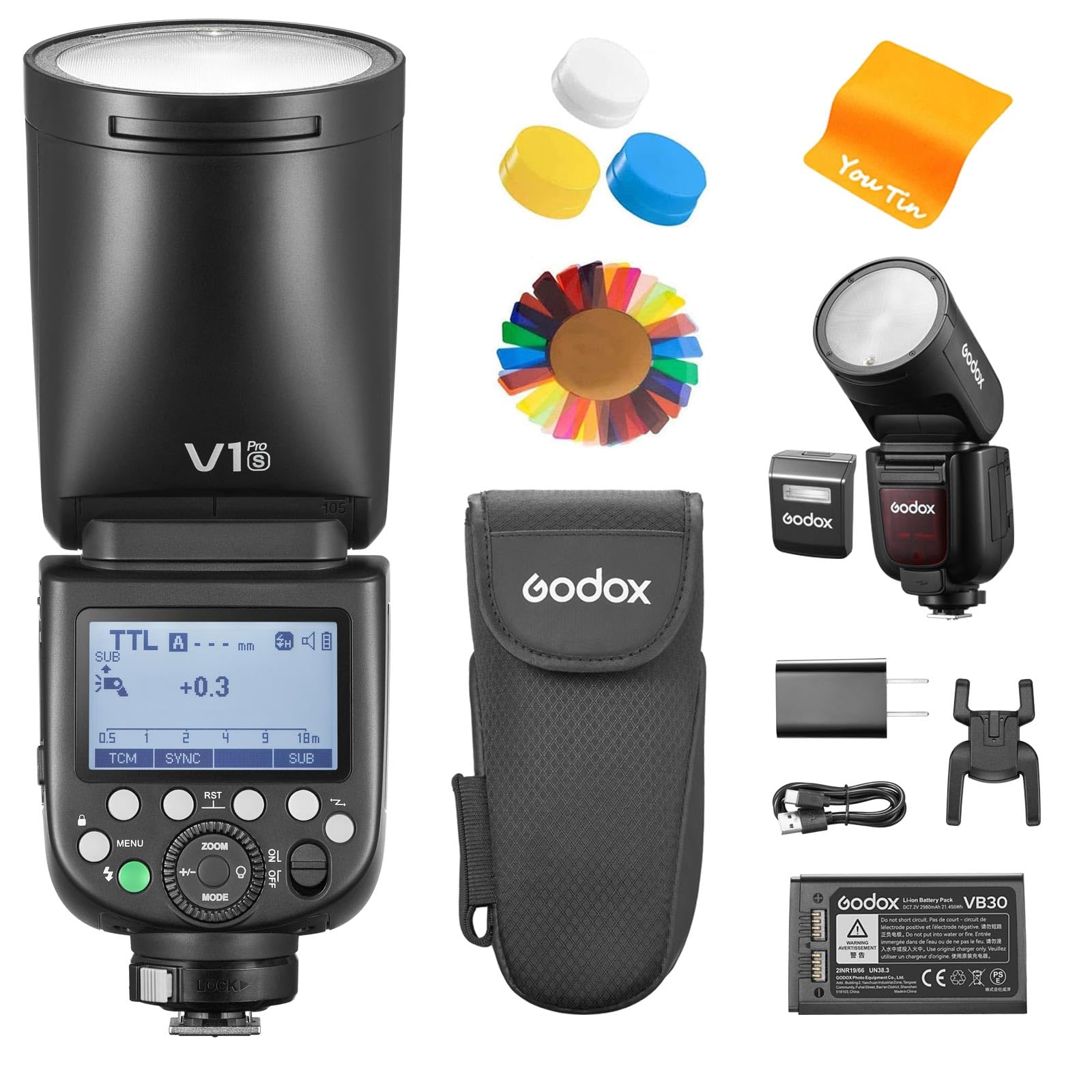 Спалах камери Godox V1 pro TTL для спалаху Godox HSS 76Ws Round Head Speedlight V1pro-S Sony, V1-S Upgrade, 2.4G 1/8000s Li-ion
Спалах камери Godox V1 pro TTL для спалаху Godox HSS 76Ws Round Head Speedlight V1pro-S Sony, V1-S Upgrade, 2.4G 1/8000s Li-ion