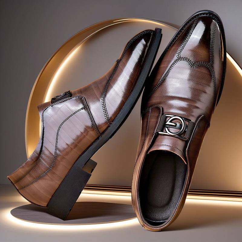 Новая мужская обувь, кожаная обувь с острым носком, мужская деловая формальная одежда, нескользящая повседневная обувь, дышащая обувь-лоферы 43
Новая мужская обувь, кожаная обувь с острым носком, мужская деловая формальная одежда, нескользящая повседневная обувь, дышащая обувь-лоферы 43